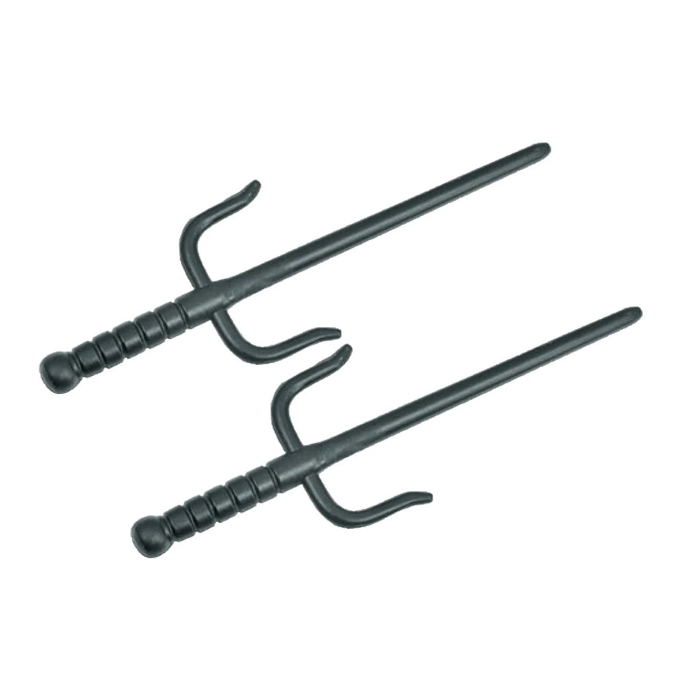 Hard Flexible Plastic Training Rubber Sai Black