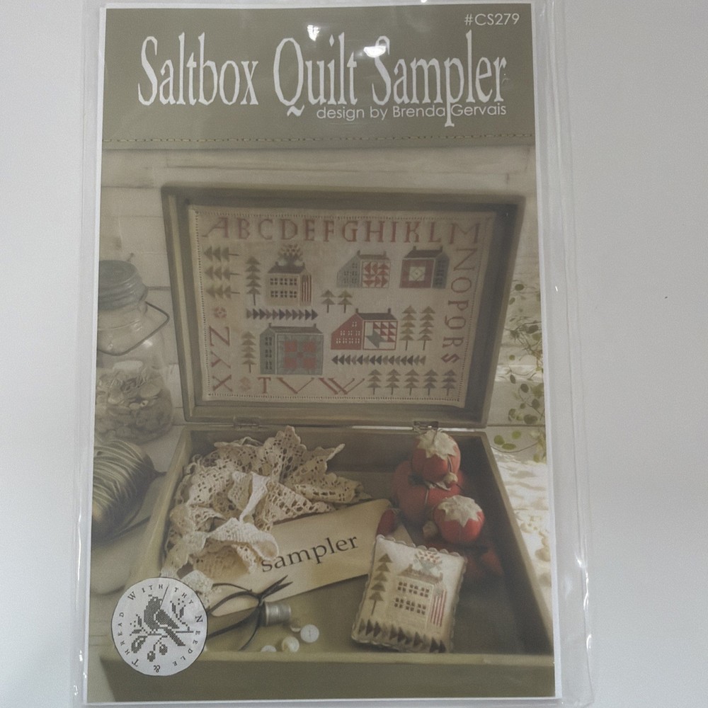 With Thy Needle & Thread Punchneedle Designs Saltbox Quilt Sampler #CS279