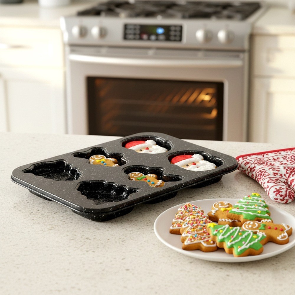 Cake tin, baking tin, granite mold, 35x26.5x2cm