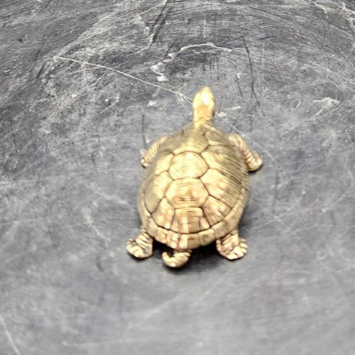 Miniature 1.5" Brass Box Turtle