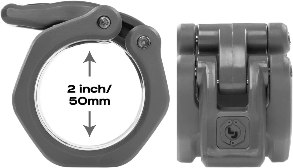 Lock-Jaw HEX 50mm / 2" Olympic Barbell Collar (Green)