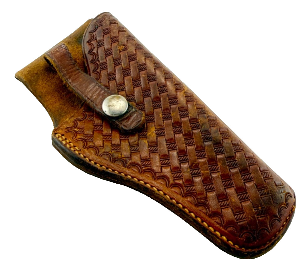 VINTAGE TOOLED LEATHER HOLSTER 32