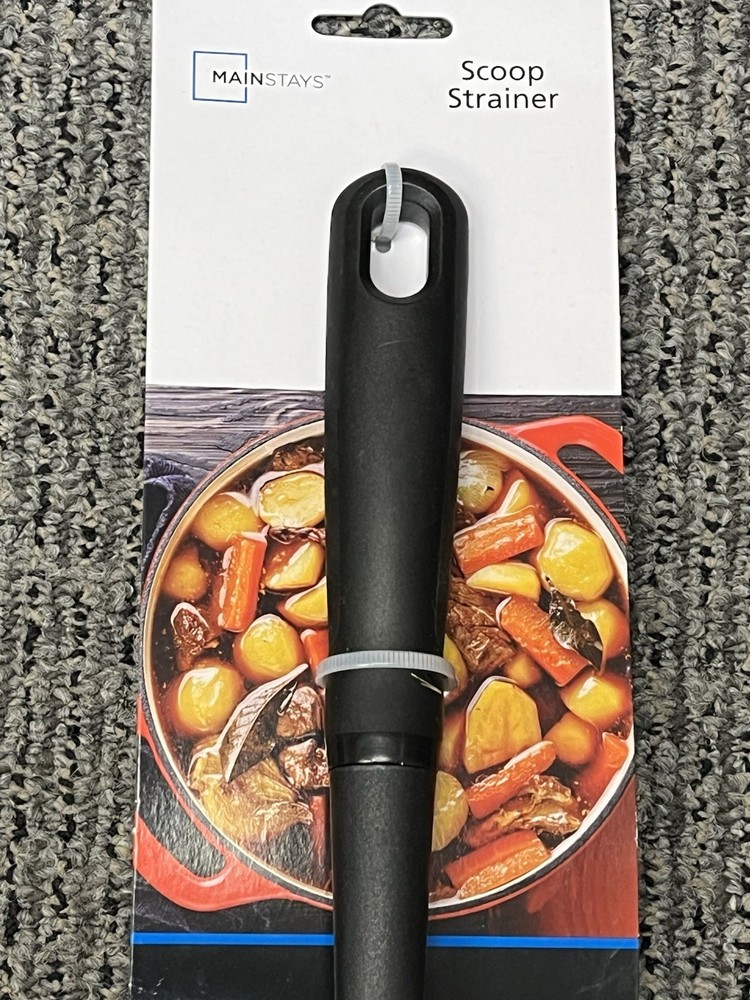 Mainstays Scoop Strainer NEW