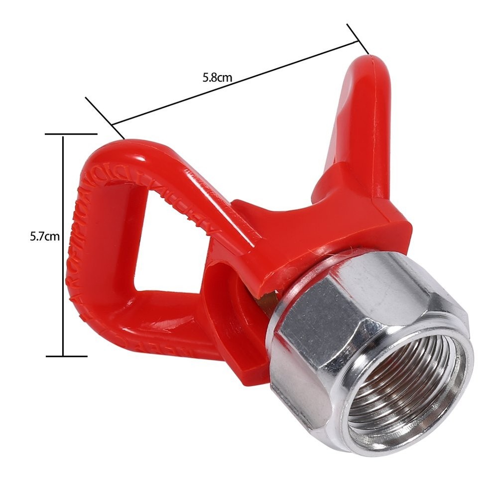 Paint Sprayer Tip Guard Base Airless Titan Assembly Red