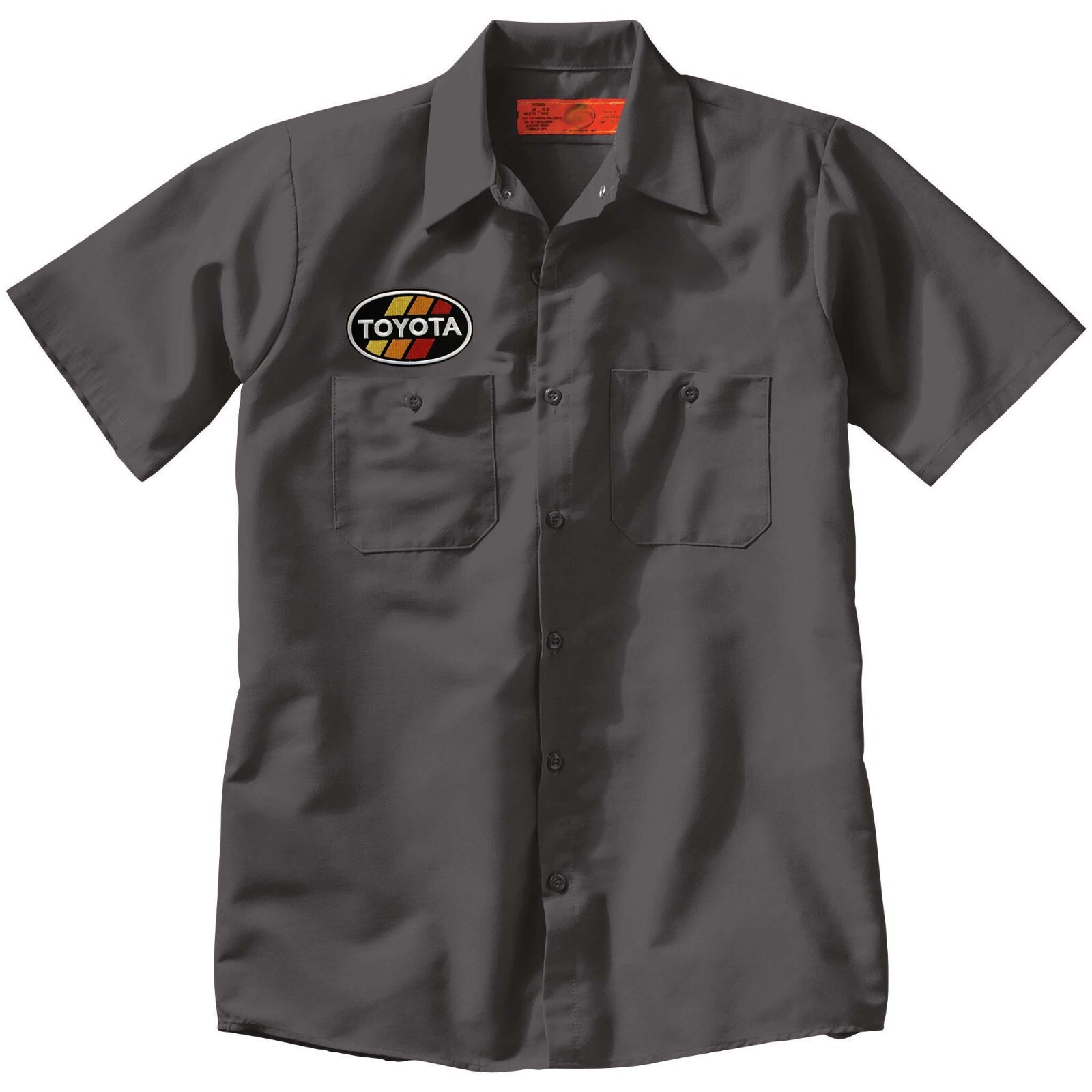 Toyota Mechanic Work Shirt with Embroidered Patch, Custom Name