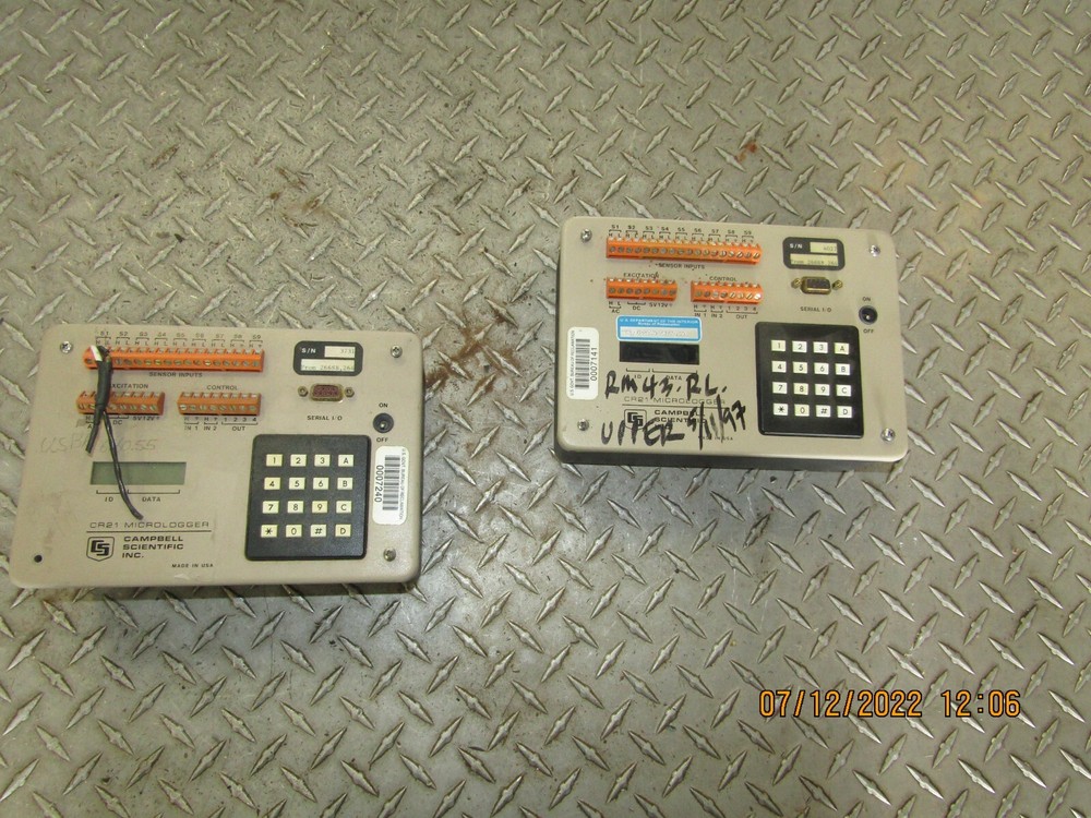 CAMPBELL SCIENTIFIC CR21 MICROLOGGER