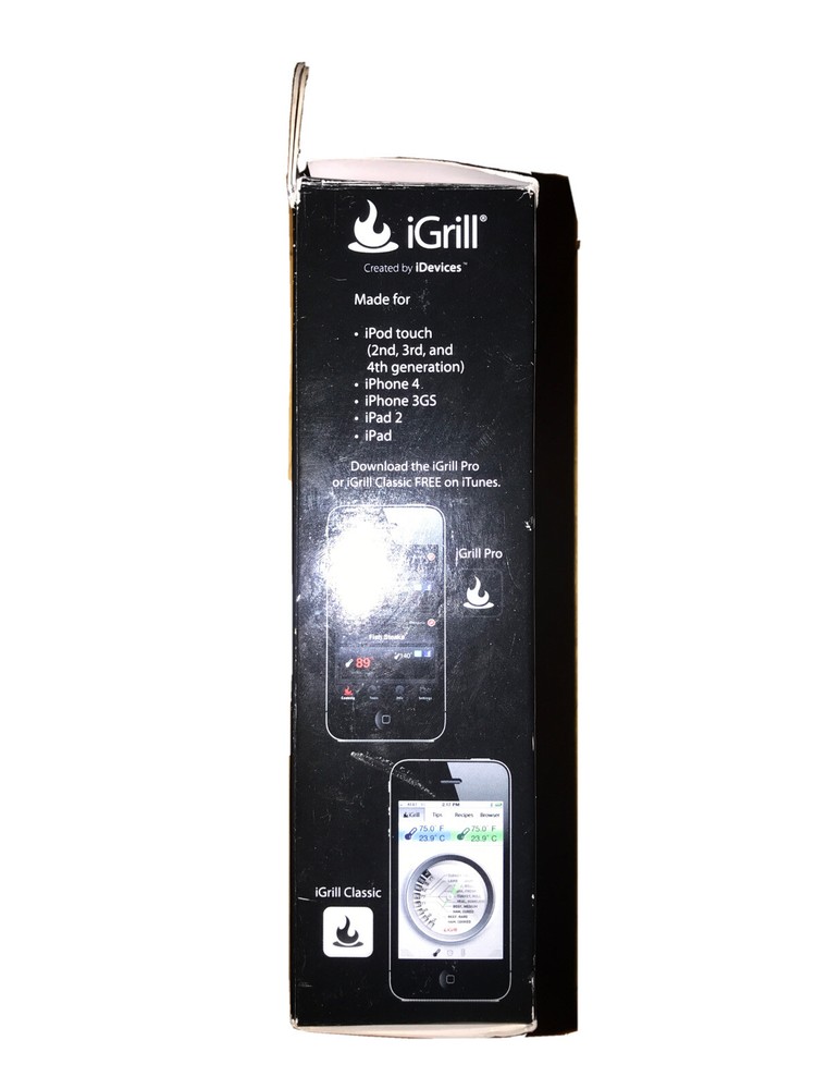 iGrill BBQ Grill Thermometer for iPod iPhone or iPad