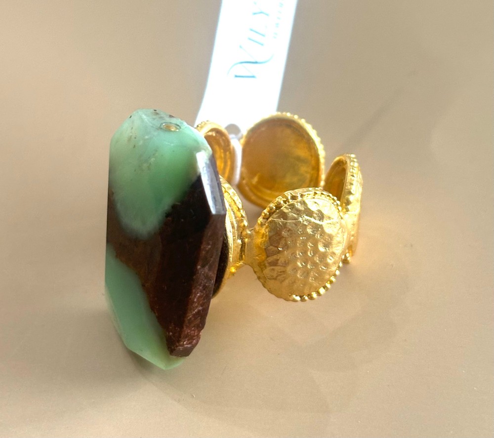 GREEN WITHOUT ENVY Ring 2 | Chrysoprase Gemstone | GF