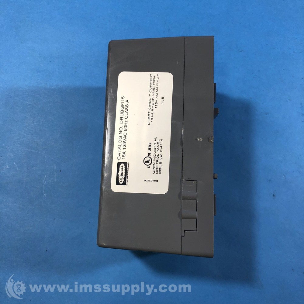 Hubbell DRUBGFI15 Wiring Device-Kellems USIP