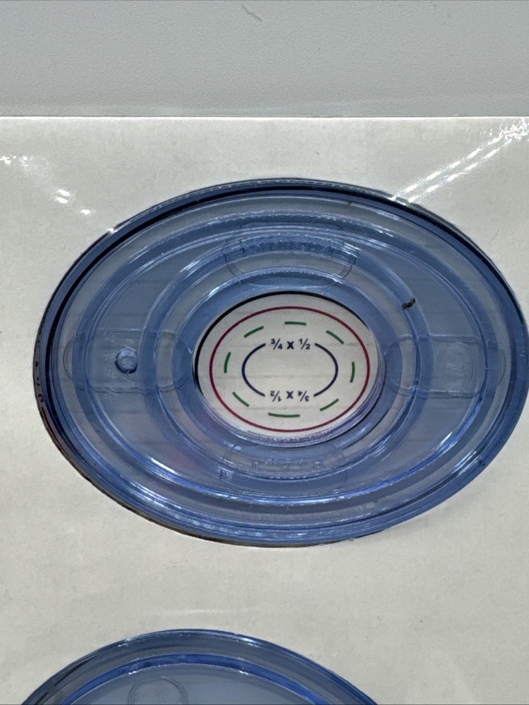 Creative Memories 4 OVAL PATTERNS Custom Cutting System 2003 #6214610403 SEALED