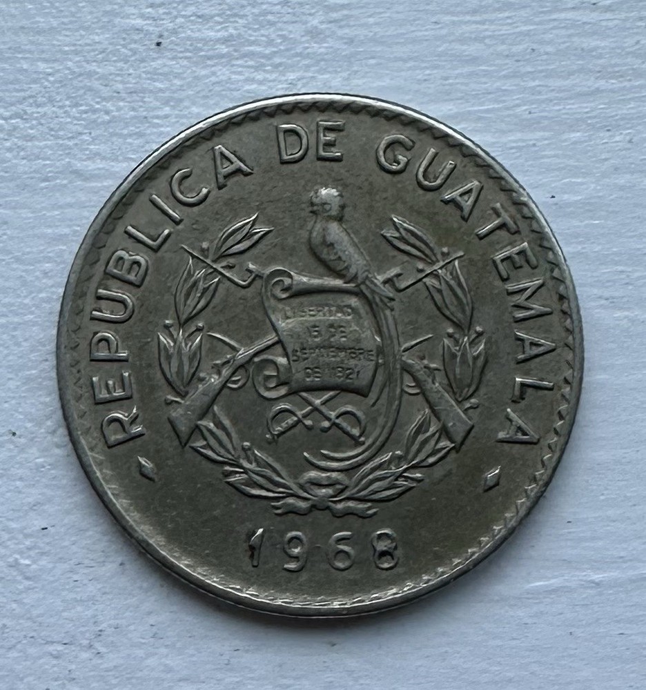 1968 Guatemala 10 Centavos