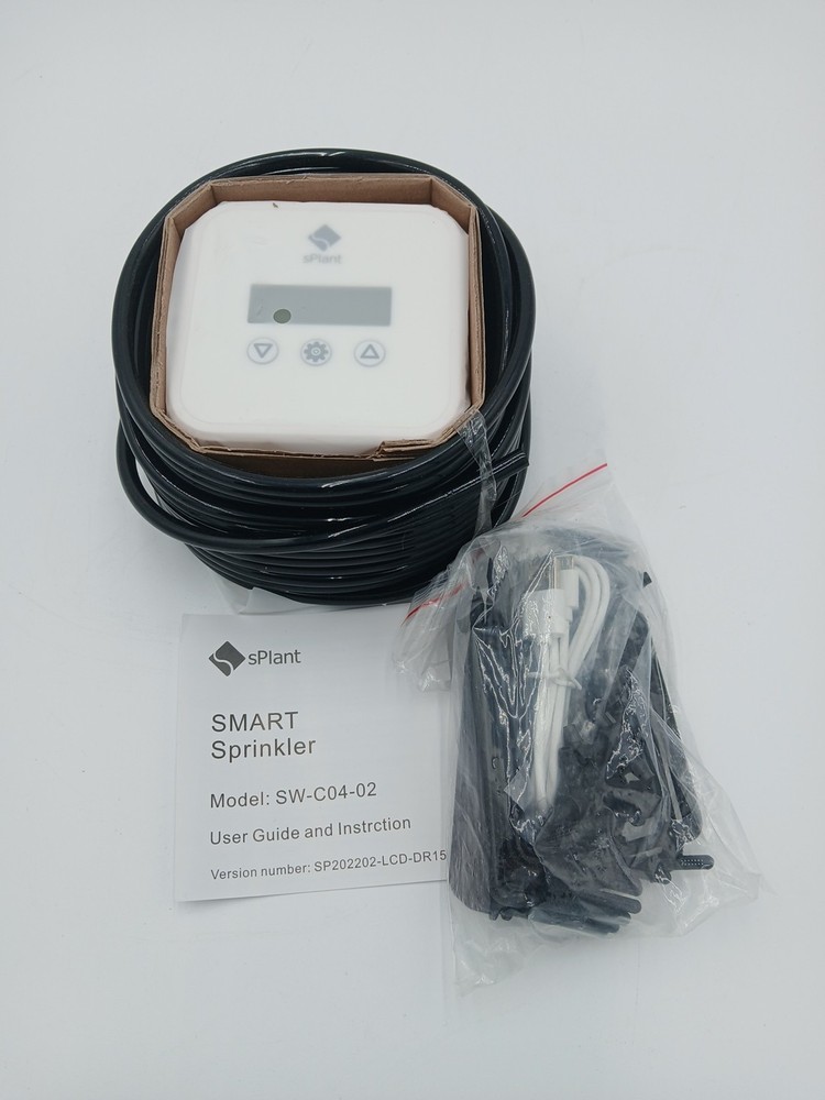 Smart Sprinkler Watering System Device Splant SW-C04-02 White Automatic Digital