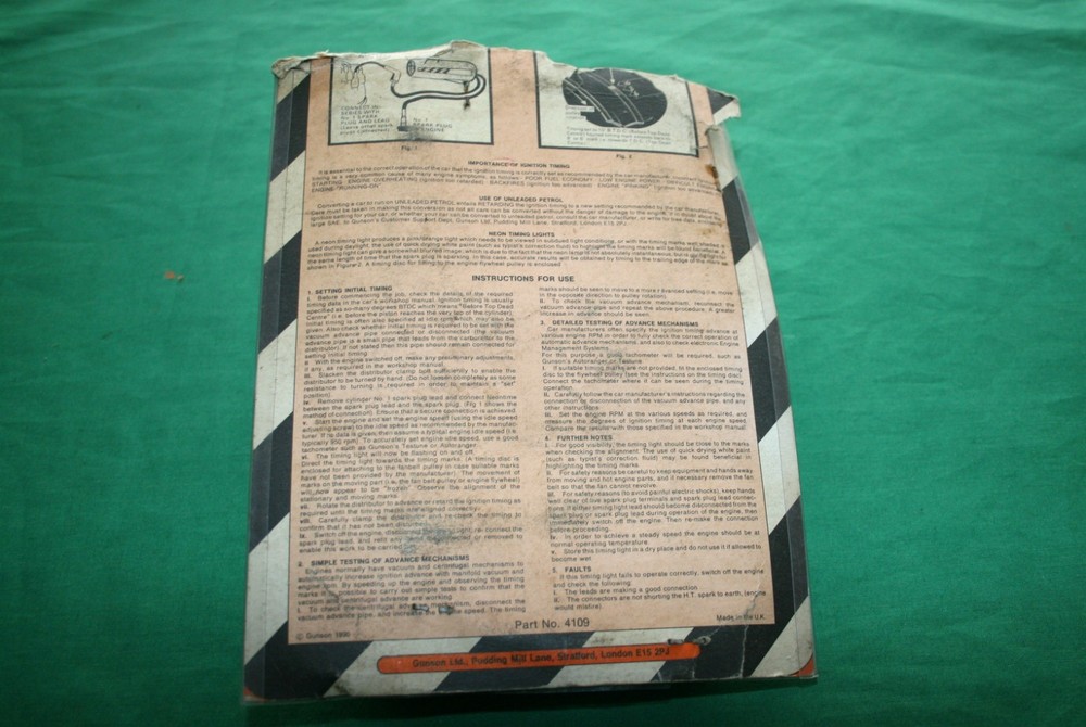 GUNSON NEONTIME STROBE TIMING LIGHT WITH TIMING DISC