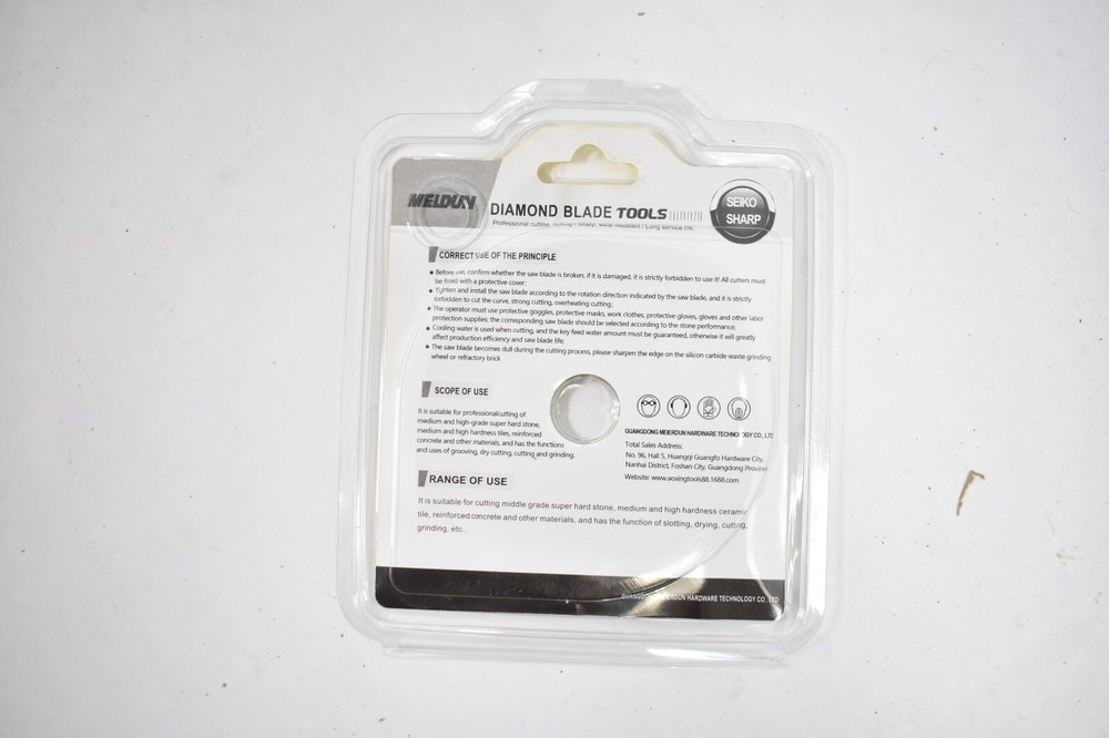 Meldun Diamond Blade Tools Professional Cutting Seiko Sharp 4-1/2" Dia Tool