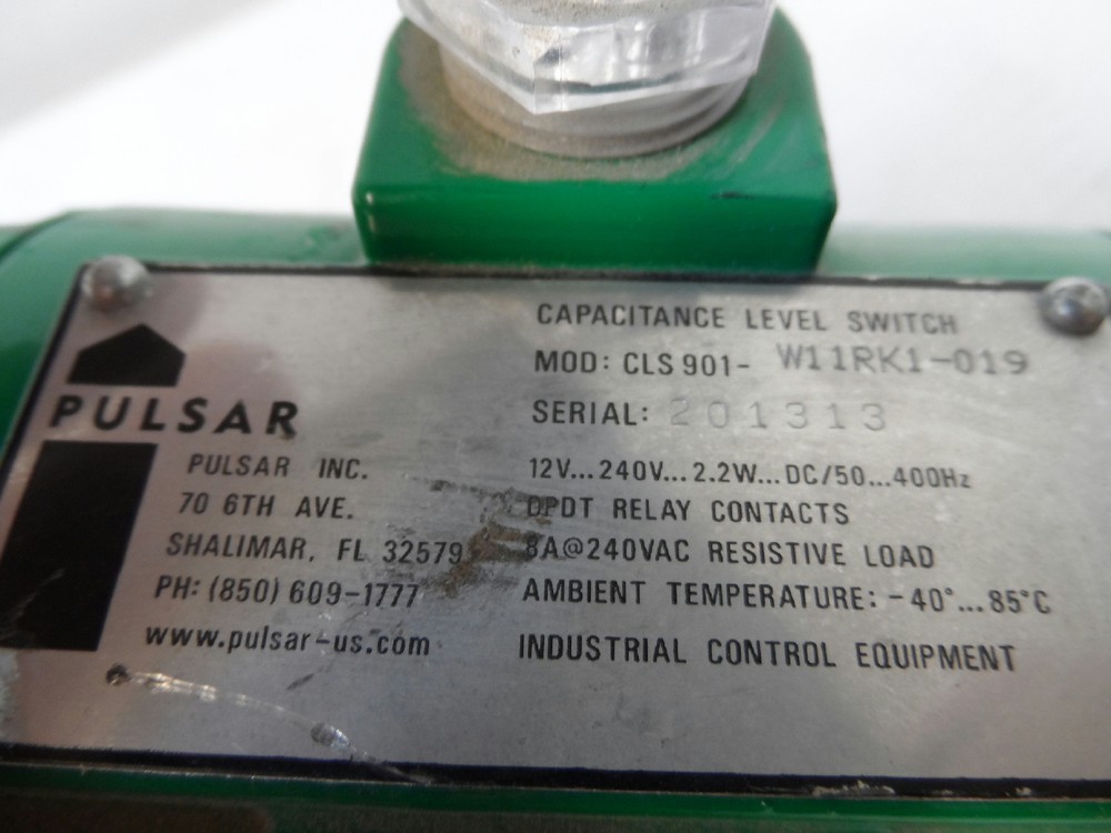 Pulsar CLS901-W11RK1-019 Capacitance Level Switch