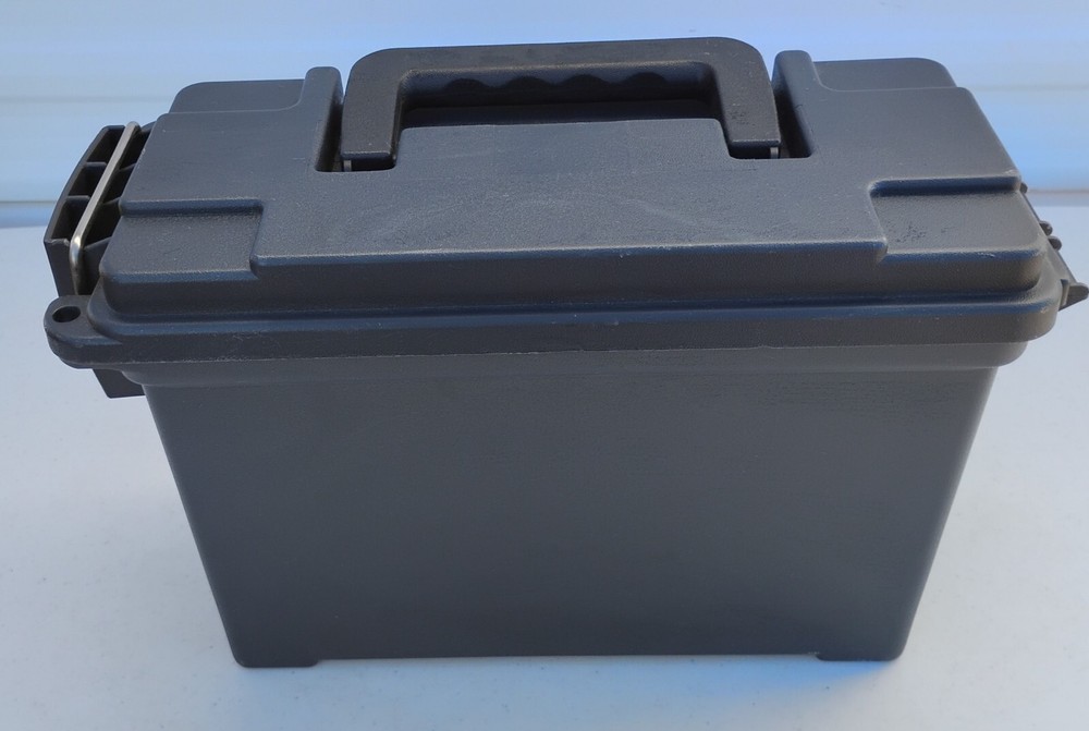 plastic ammo storage box utility box