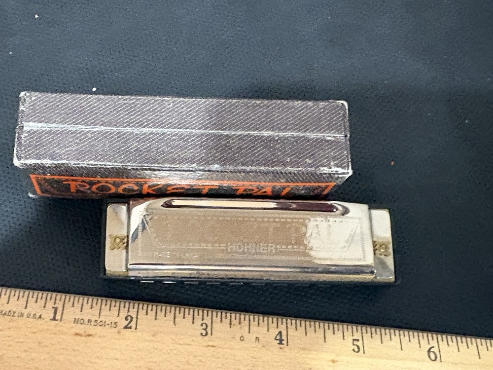 Hohner Pocket Pal Vintage Harmonica Key C With Original Box