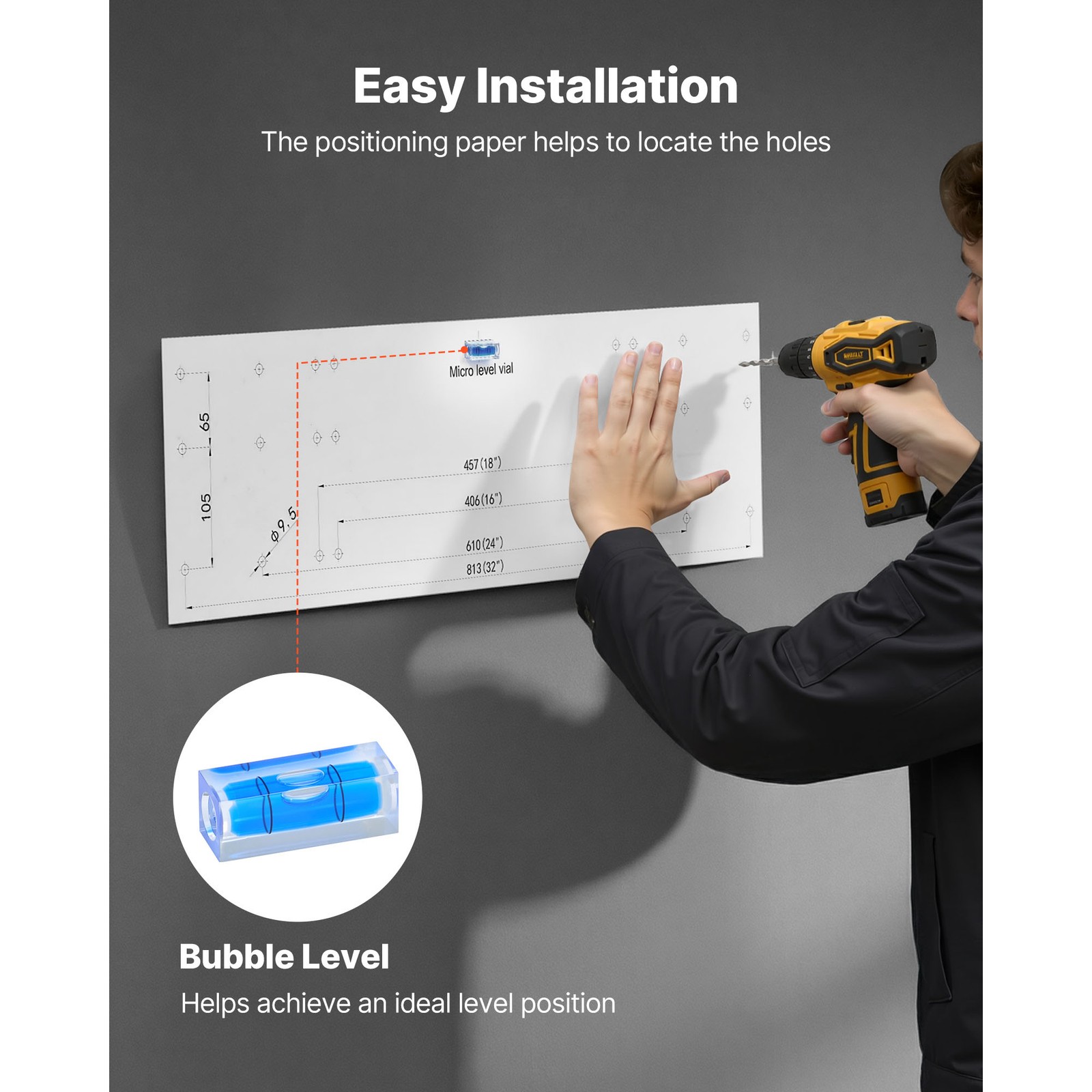 Uimoso 2 x 3 ft Wall-Mounted Garage Shelving, 560 lbs Capacity