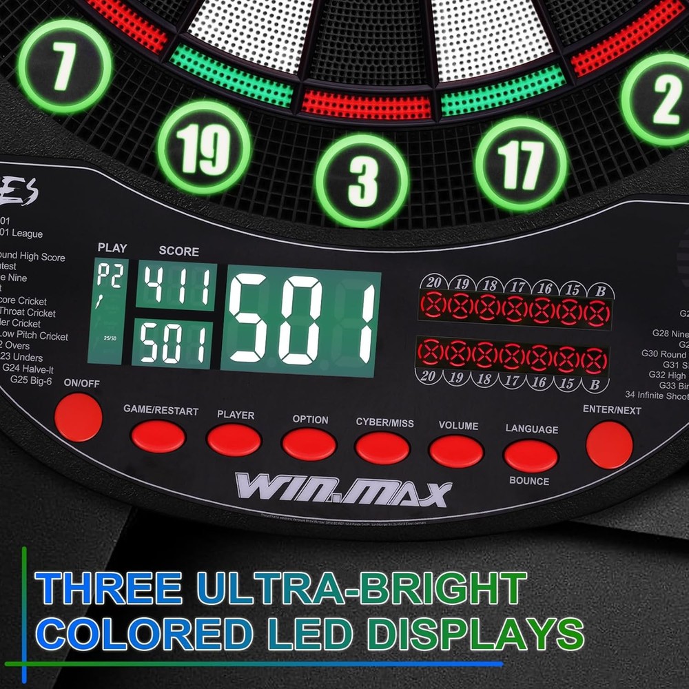Electronic Dart Board Game Set