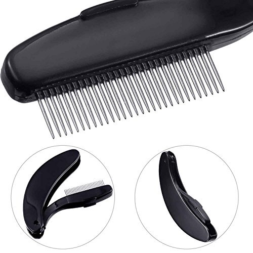 4 Pack Folding Eyelash Comb Professional Makeup Grooming Tool Eyelash Separator