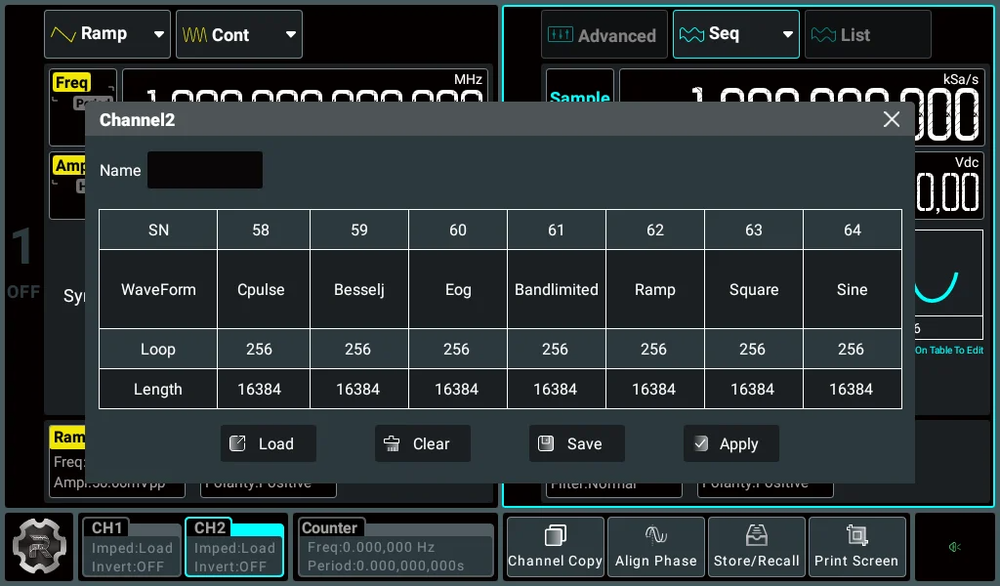 RIGOL Function Signal Arbitrary Waveform Generator Touch Screen 625MSa/s Type-C