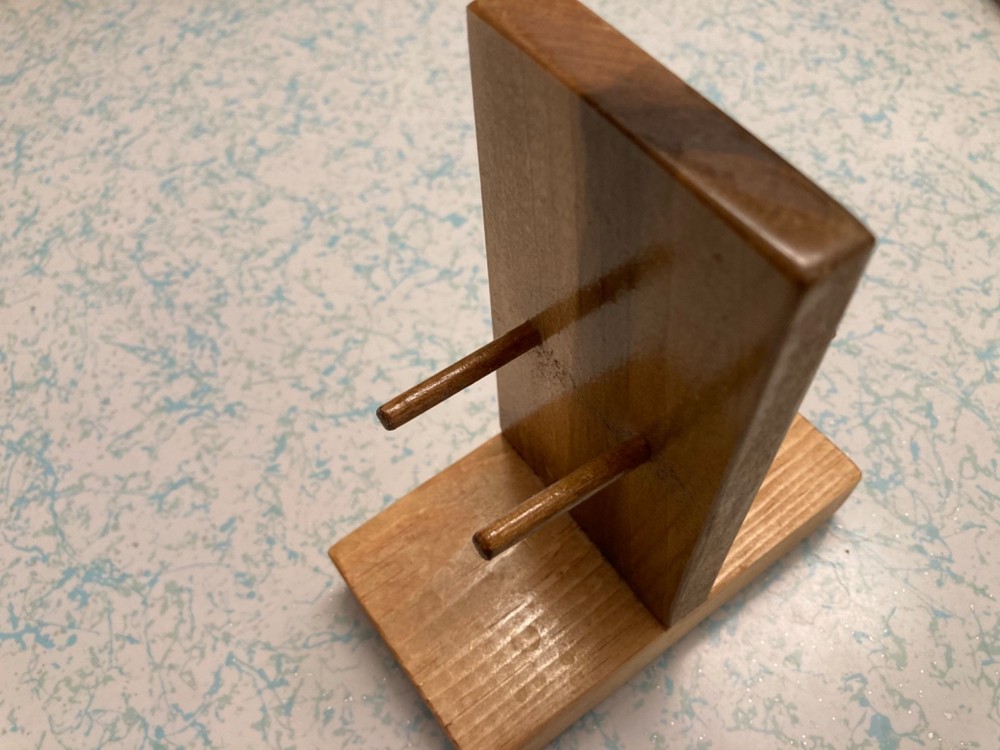 Shaving Brush Stand for Two Brushes