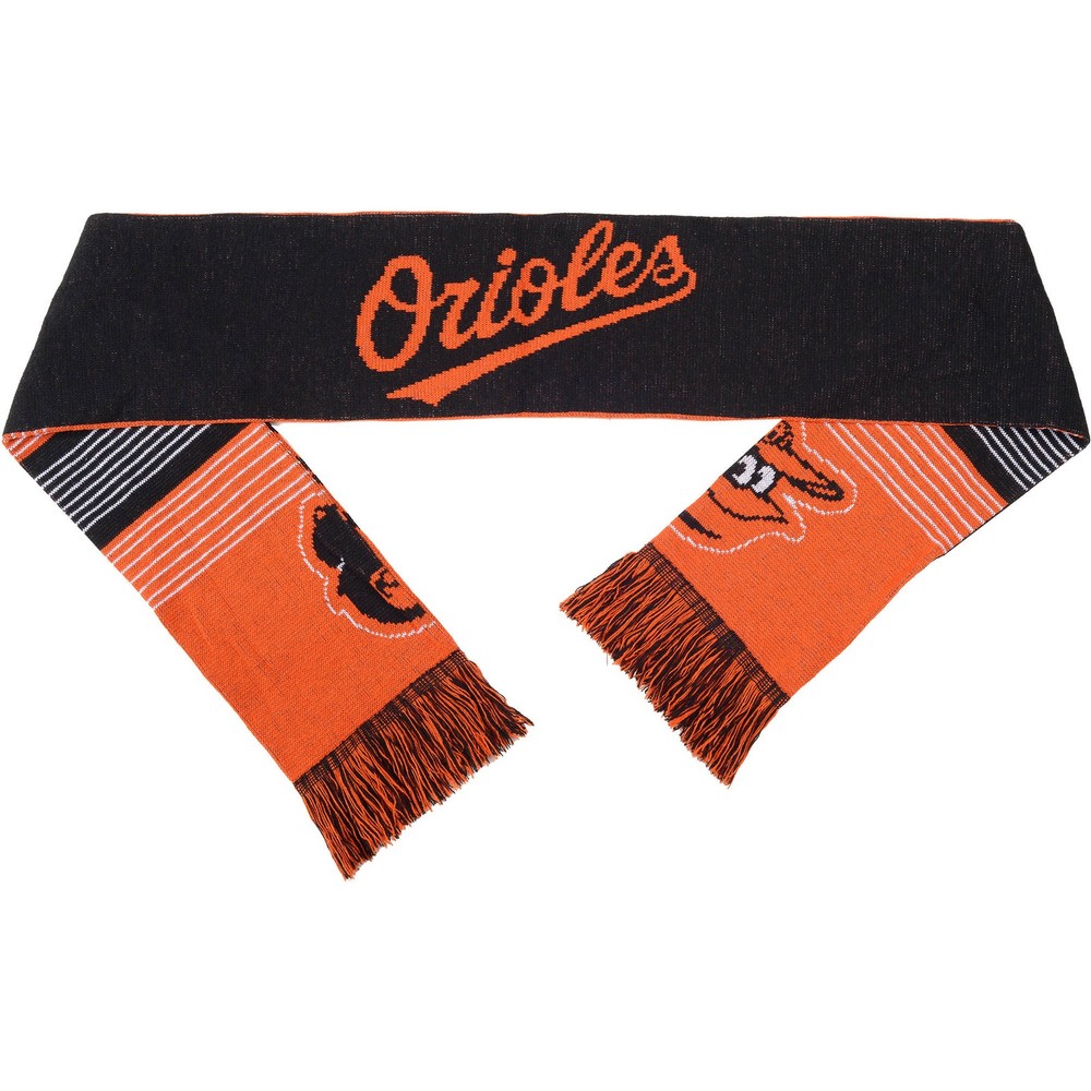 Baltimore Orioles Split Logo Reverse Scarf - 2015