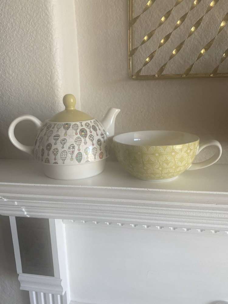 Big Balloons Teapot And Cup
