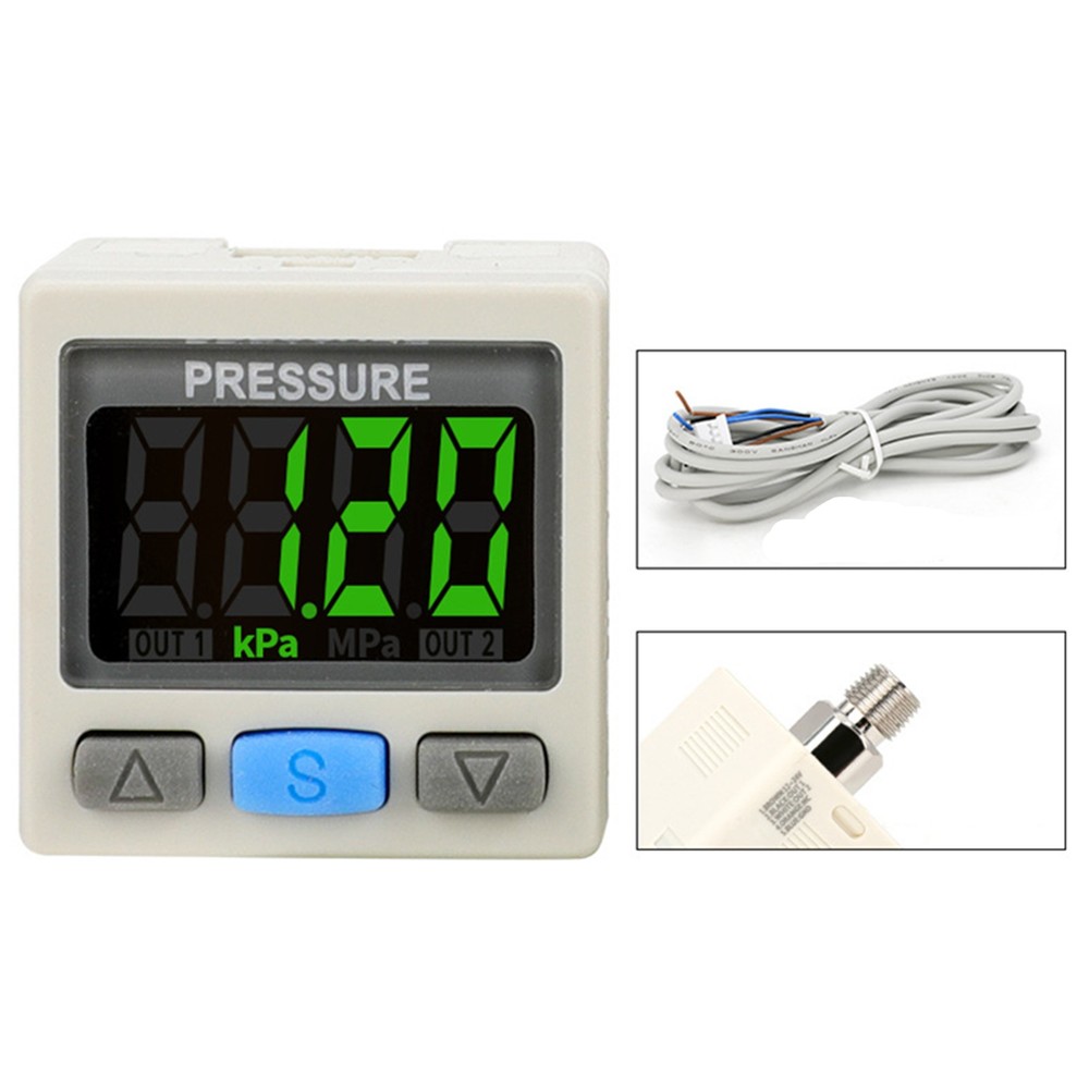12-24V Digital Pressure Switch RC 1/8 Pneumatic Vacuum Digital Controller Switch