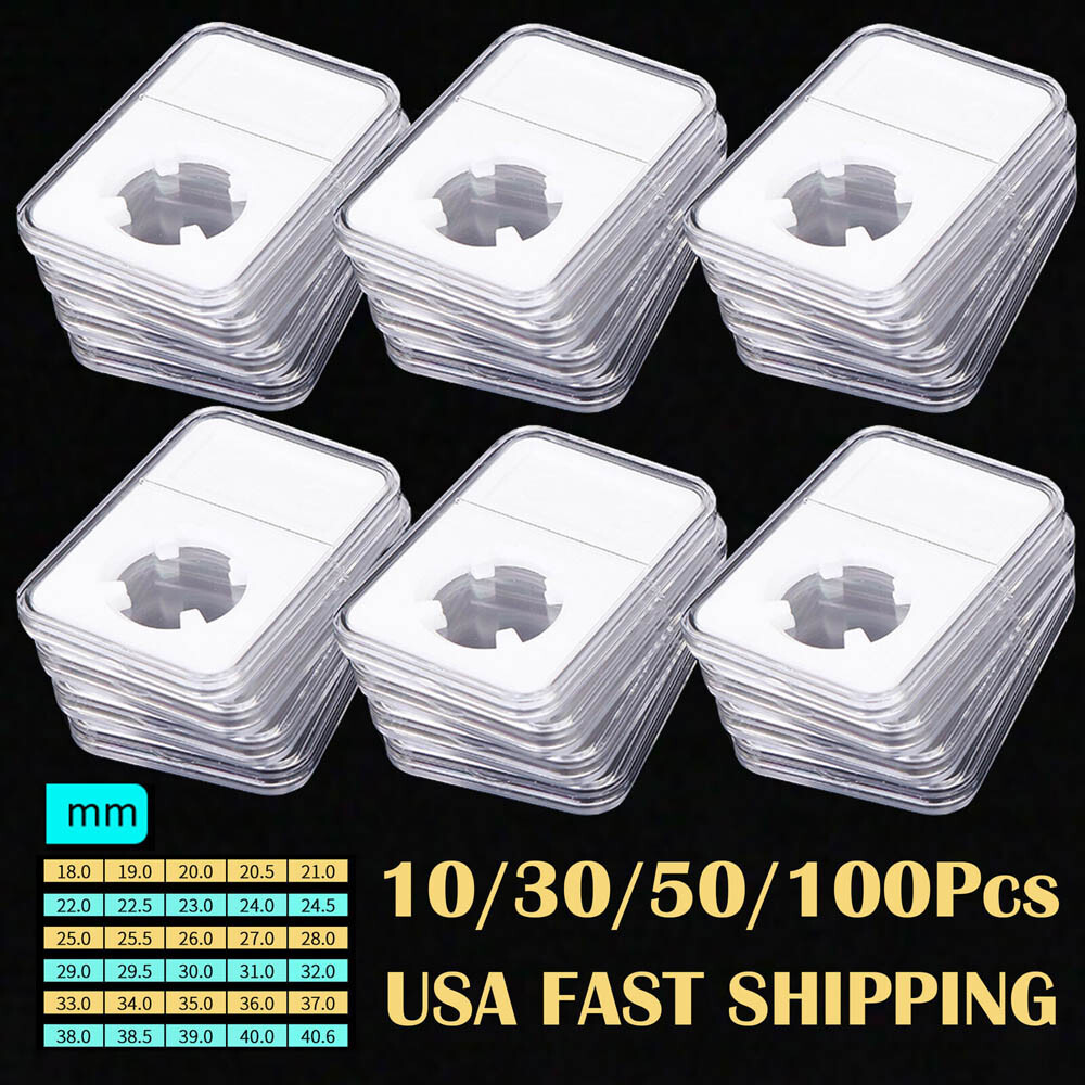 Coin Slab Display Holders Storage Collection Case Box For Grade NGC PCGS 16-39mm