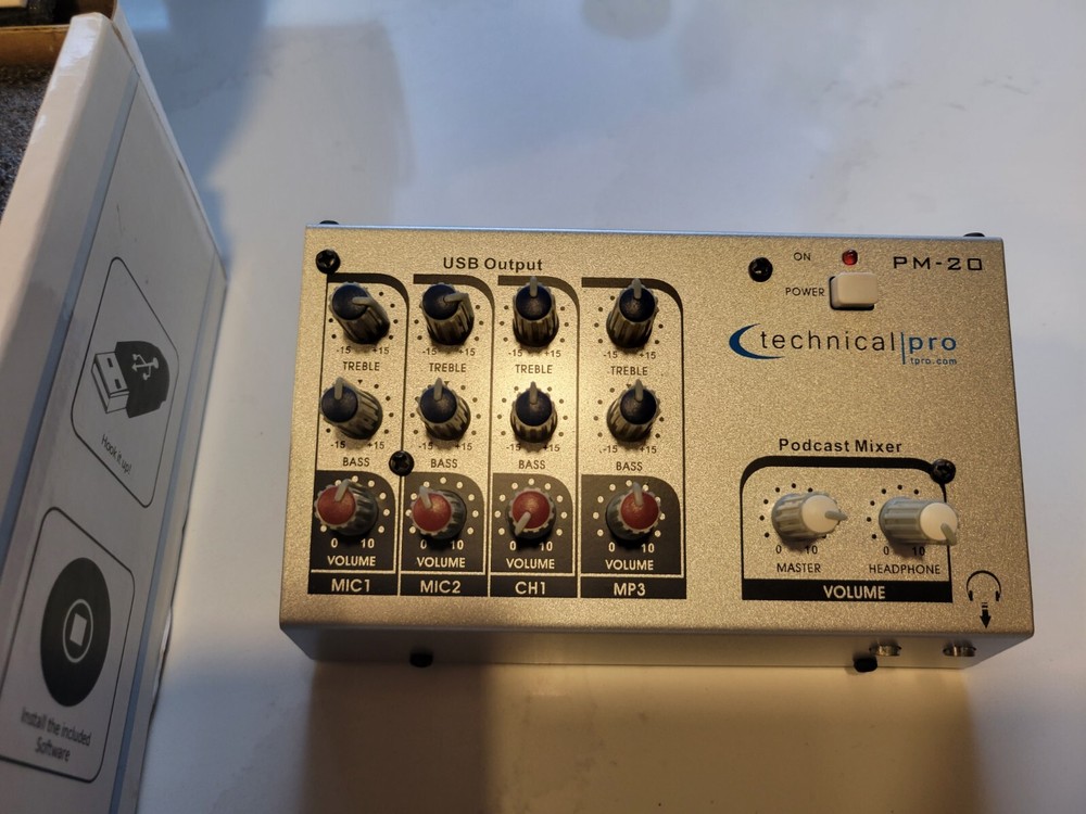 PM-21 Podcast Mixer Kit from Technical Pro -