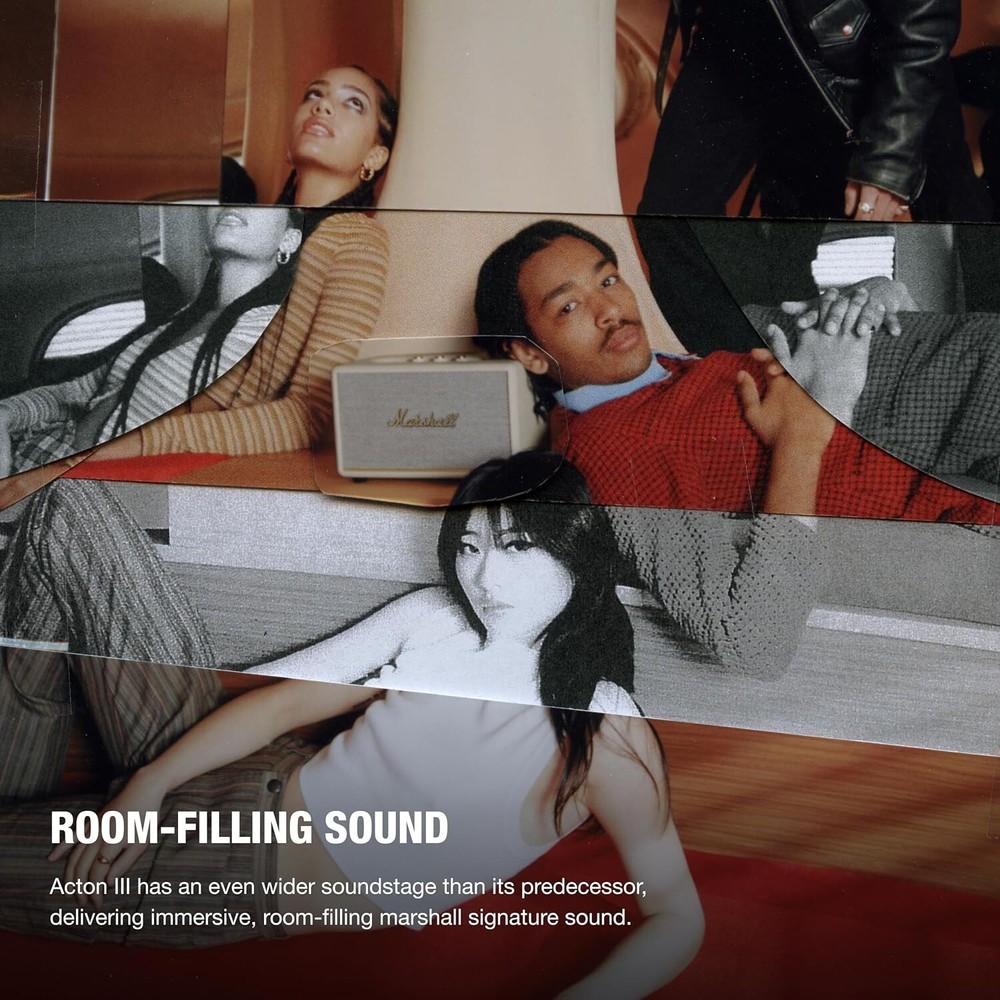 Marshall Acton III Bluetooth Speaker System (Cream)