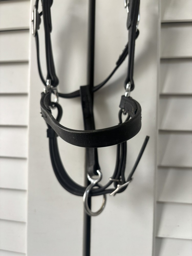 Black Beta Biothane Arab/Cob Halter