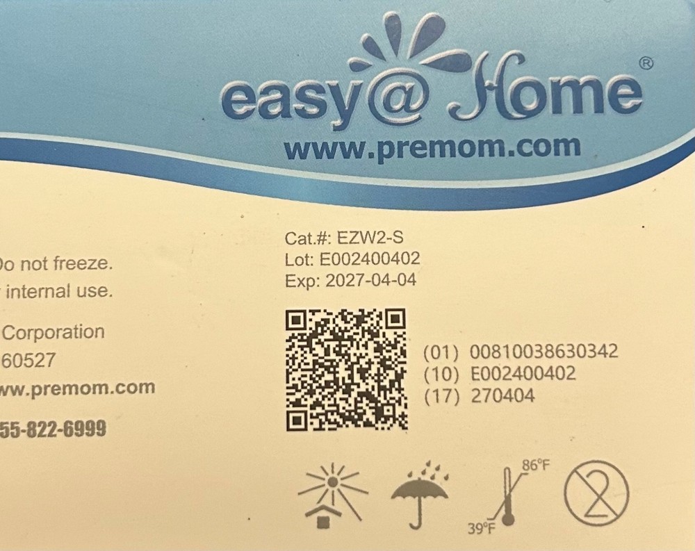Easy@Home 100 Ovulation LH Tests – Fertility Predictor Kit