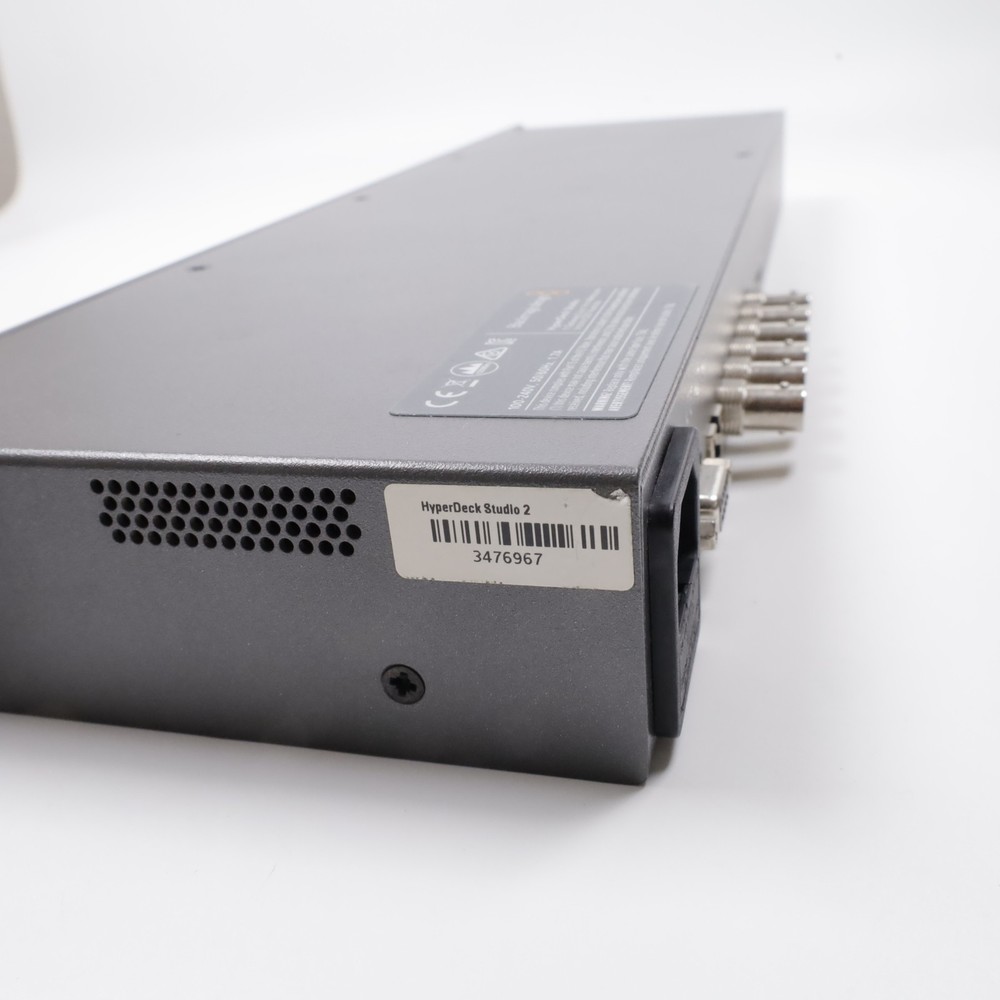 Blackmagic Design HyperDeck Studio 2 HYPERD/ST2 VideoRecorder [Exc+++] #6450LS