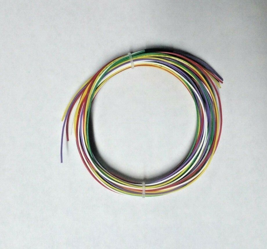 22 AWG Mil-Spec Wire Teflon (PTFE) Stranded Silver Plated, Kit 50 ft