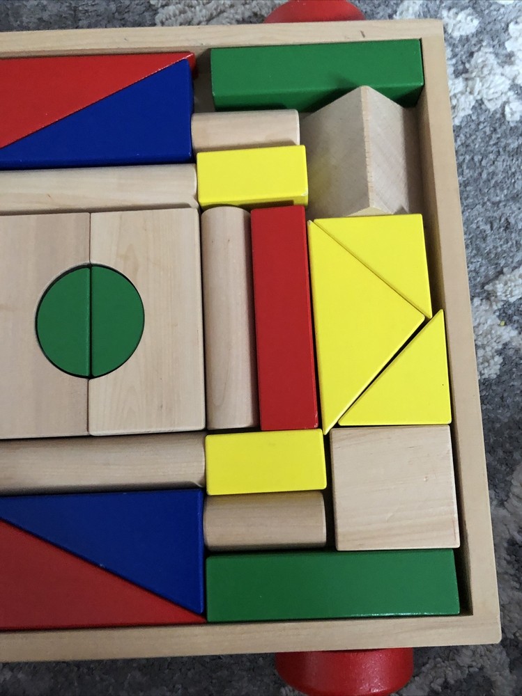 Melissa & Doug Unit Blocks on Wheels