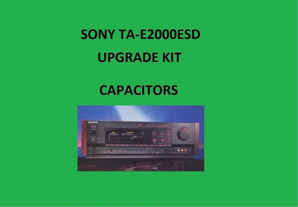 Stereo Preamplifier SONY TA-E2000ESD Repair KIT - all capacitors