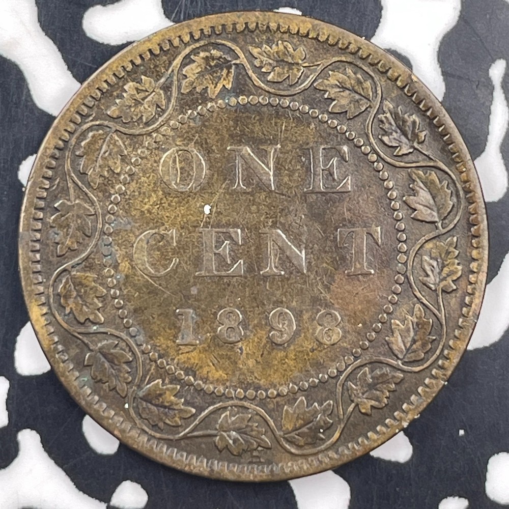 1898 Canada Large Cent Lot#F1951