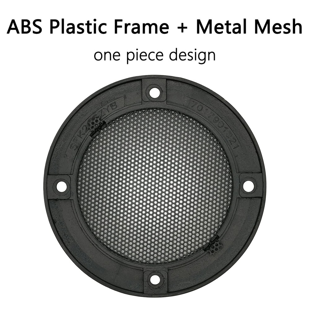 2pcs 3.5inch Mesh Speaker Grill Covers Guard Protector Speaker Decorative Circle