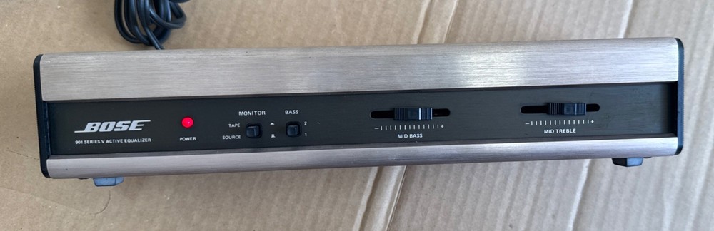 Untested!! Bose 901 Series V Active Equalizer EQ 120V Champagne