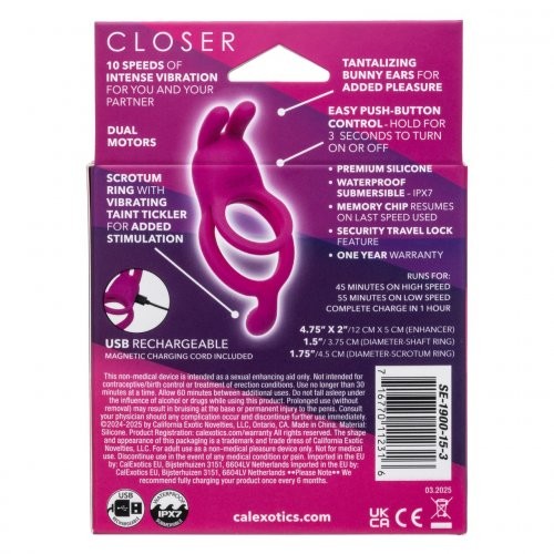 Closer Intimate Rechargeable Ring Touch