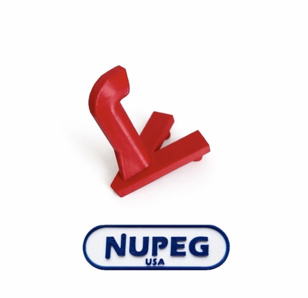 Peg Board Hooks Red V Hook x12 NUPEG