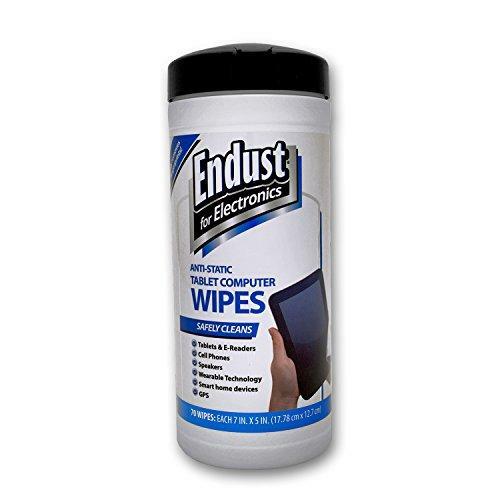 Endust for Electronics, Touchscreen cleaning wipes, Great tablet wipes, 70 count