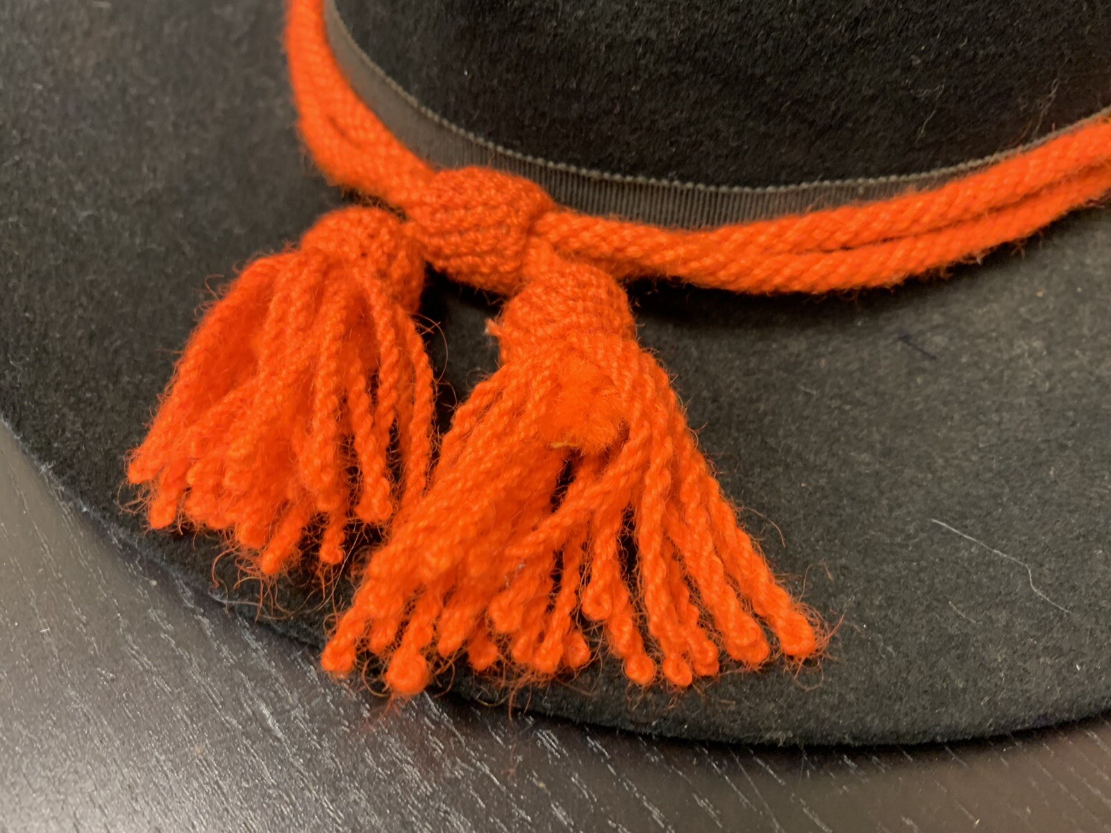 Civil War Union Army ORANGE Wool 'Dragoon' Hat Cord - NEW reproduction, A+