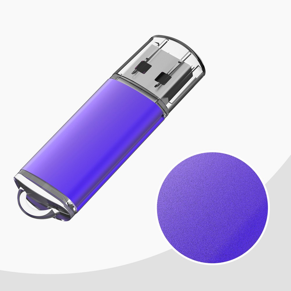 Kootion USB2.0 16GB 30PCS Metal Rectangle Flash Drive Memory PenDrive Multicolor