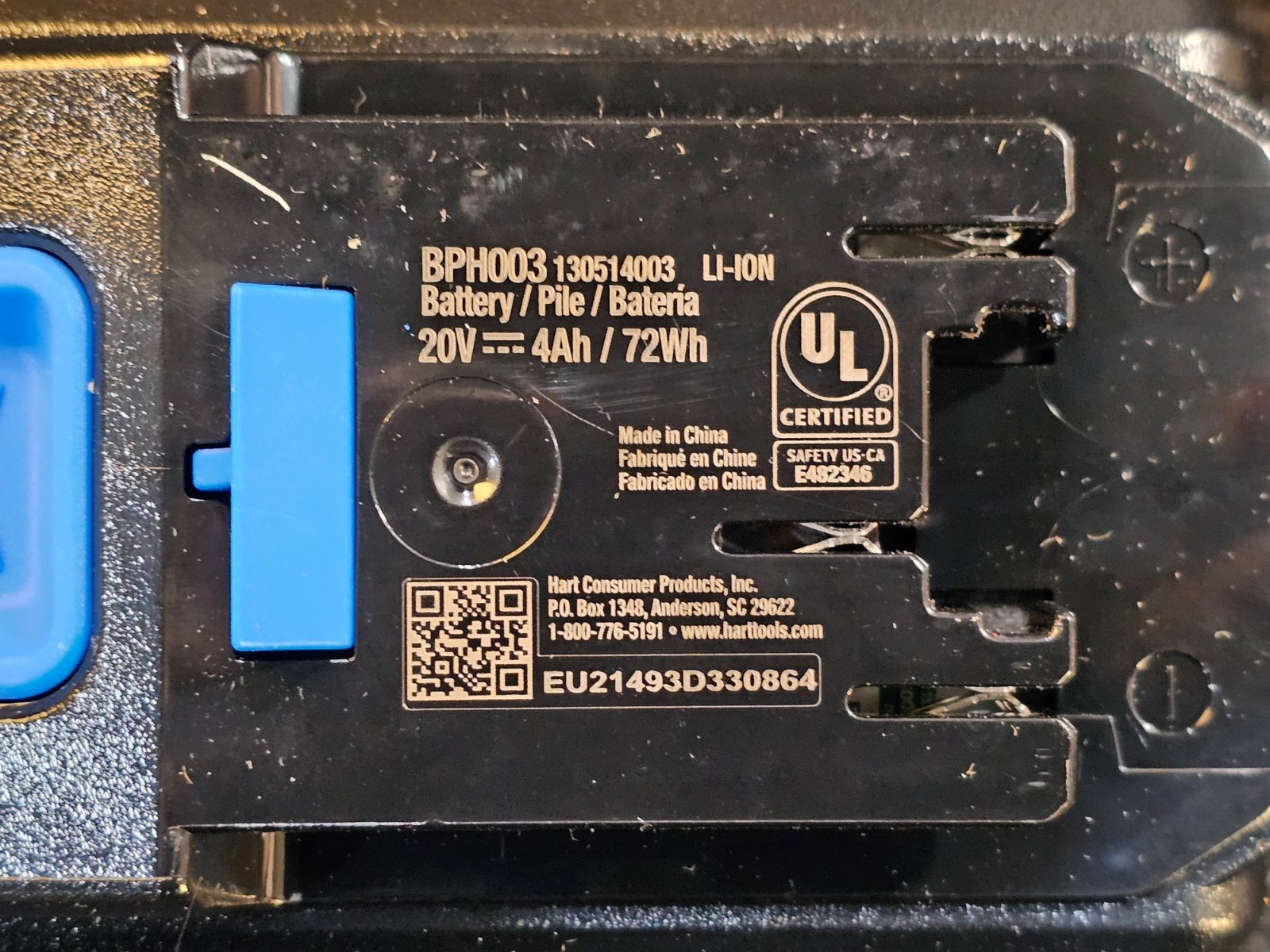 HART HGAUG011VNM Brushless 6" Earth Auger 20V System For Post Hole Digging