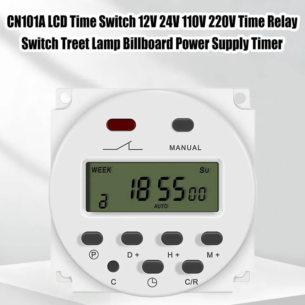 LCD Timer Switch CN101A - Programmable Time Controller