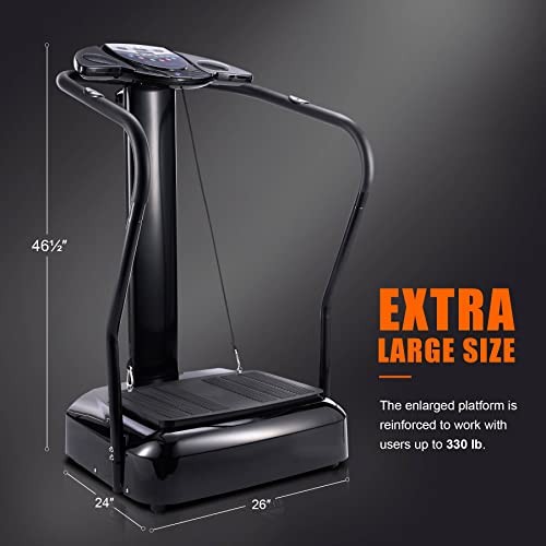ZELUS 2000W WHOLE BODY VIBRATION PLATFORM EXERCISE MACHINE MP3 - Scratch & Dent