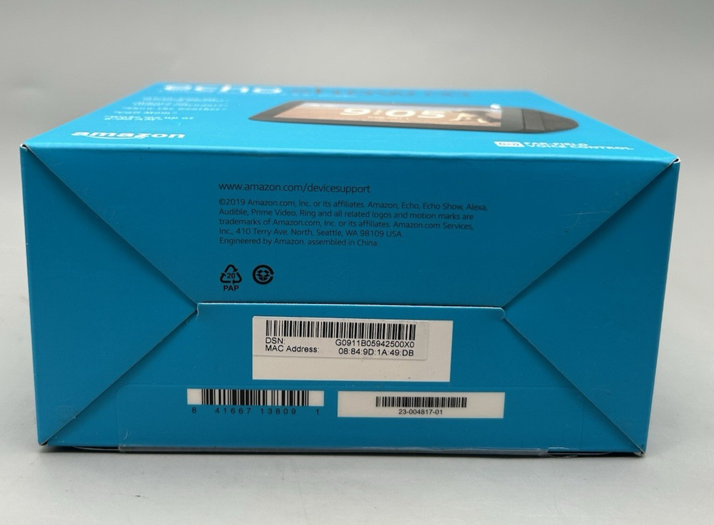 Amazon Echo Show 5 Smart Display (Gen 1) - Black - Sealed